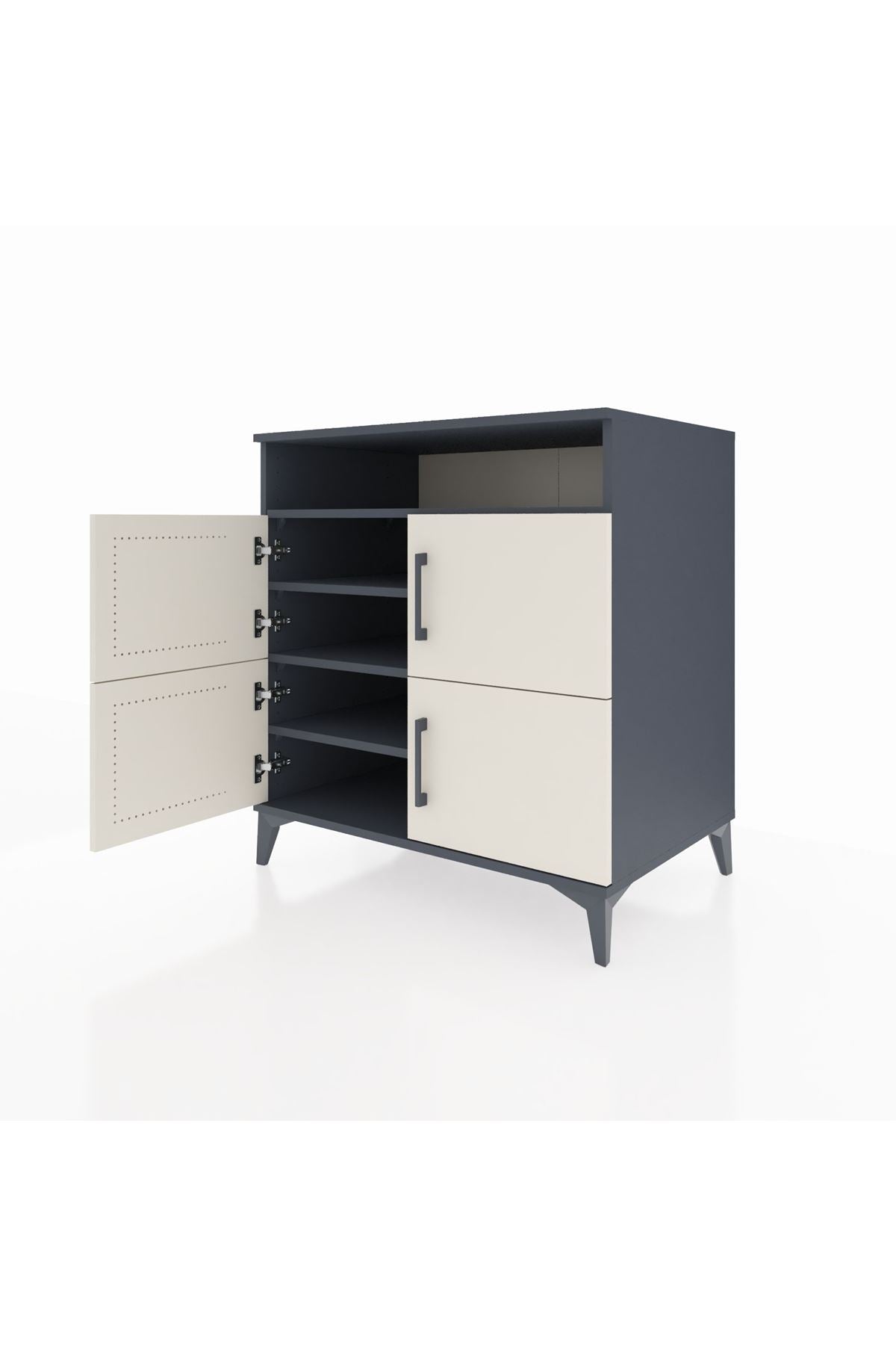 Kronos Şifonyer 4 Raflı 4 Kapaklı 88x59x96 - S70M035V4C