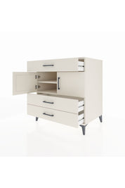 Kronos Şifonyer 2 Raflı 3 Çekmeceli 2 Kapaklı 88x59x96 - S70M037V1C