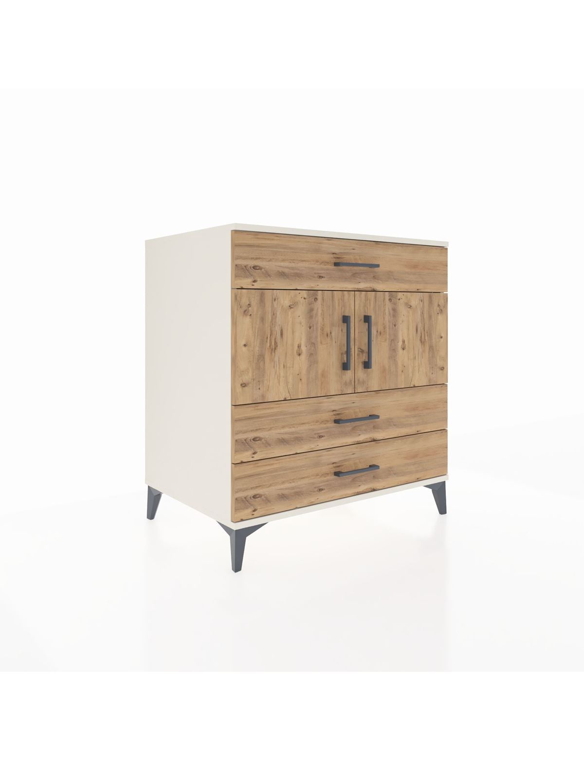 Kronos Şifonyer 2 Raflı 3 Çekmeceli 2 Kapaklı 88x59x96 - S70M037V3C
