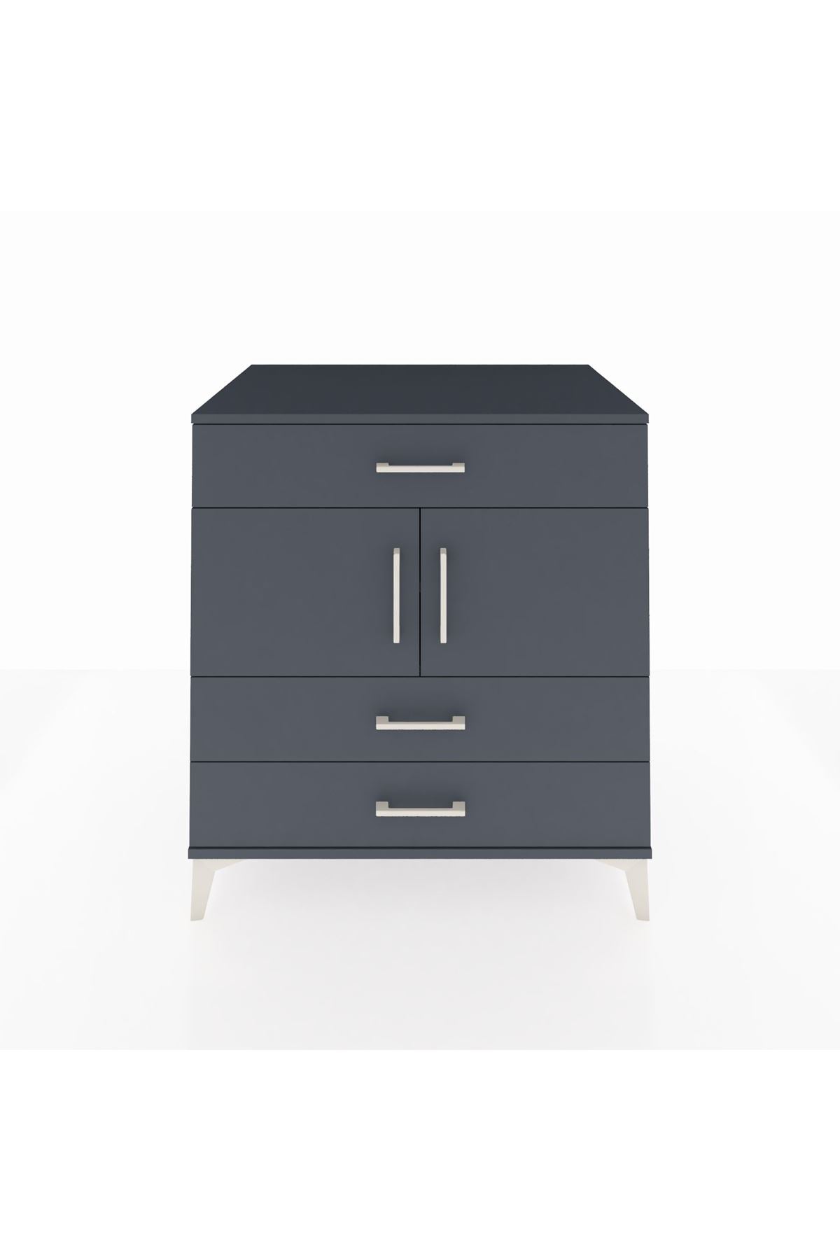 Kronos Şifonyer 2 Raflı 3 Çekmeceli 2 Kapaklı 88x59x96 - S70M037V5C