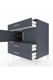 Kronos Şifonyer 2 Raflı 3 Çekmeceli 2 Kapaklı 88x59x96 - S70M037V5C