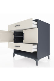 Kronos Şifonyer 2 Raflı 2 Çekmeceli 2 Kapaklı 88x59x96 - S70M038V4C
