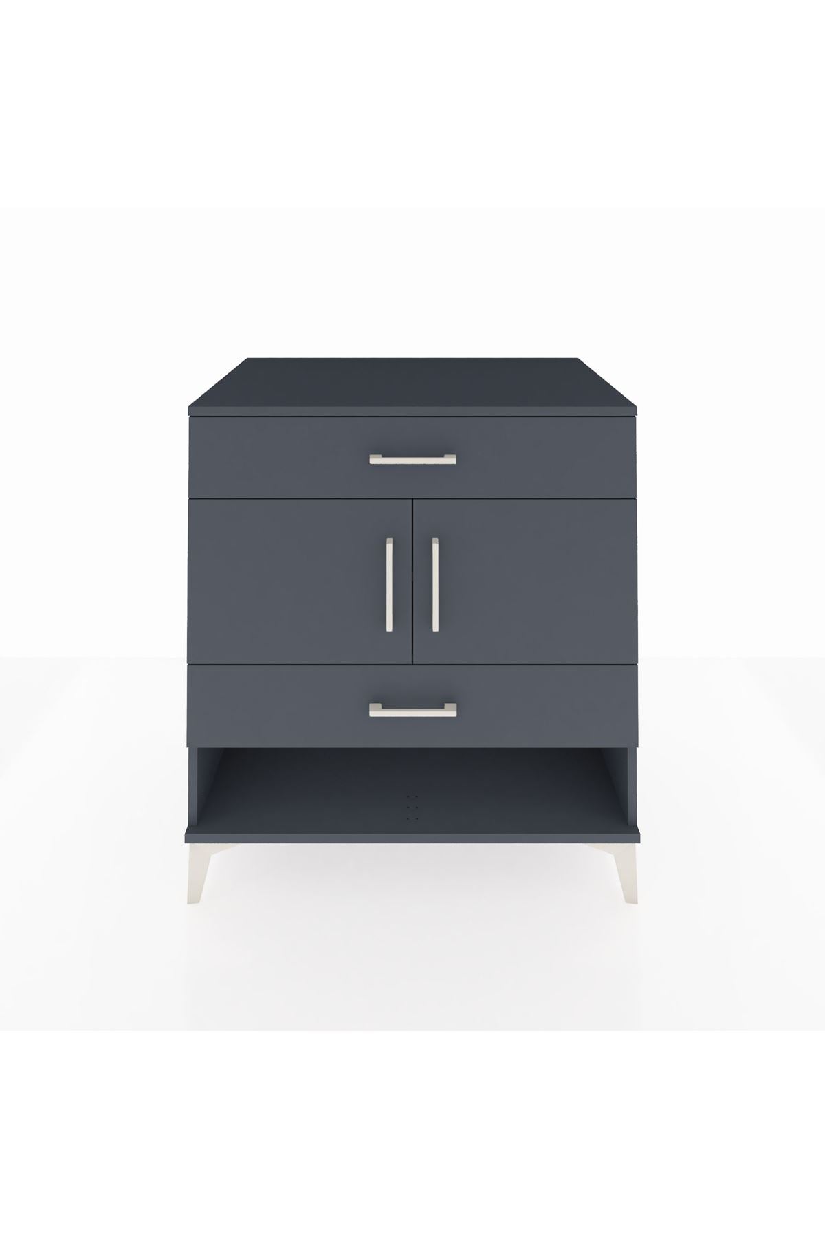 Kronos Şifonyer 2 Raflı 2 Çekmeceli 2 Kapaklı 88x59x96 - S70M038V5C