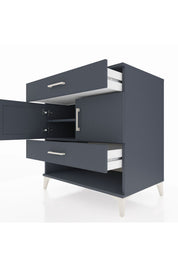Kronos Şifonyer 2 Raflı 2 Çekmeceli 2 Kapaklı 88x59x96 - S70M038V5C