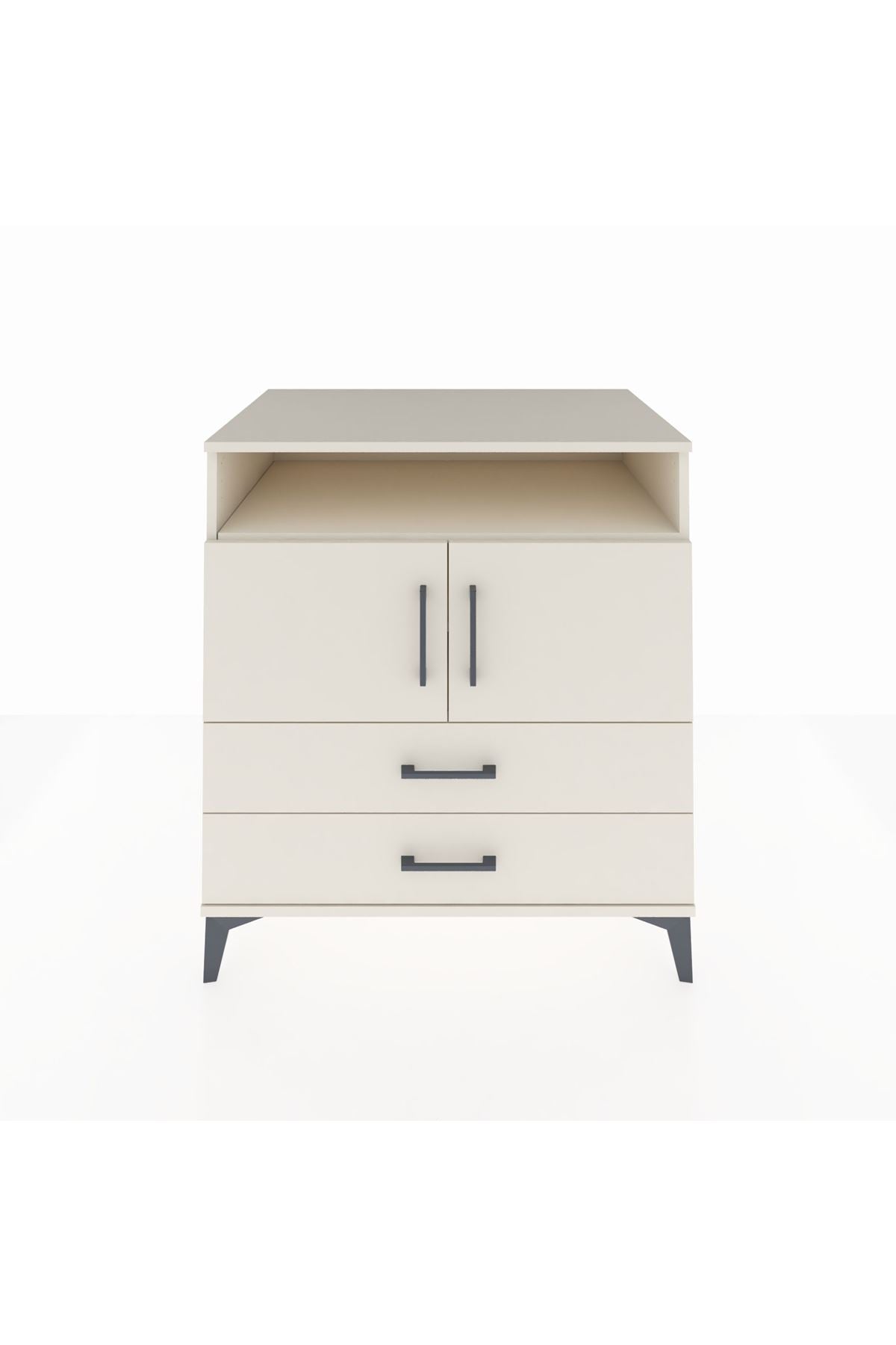Kronos Şifonyer 3 Raflı 2 Çekmeceli 2 Kapaklı 88x59x96 - S70M039V1C