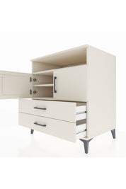 Kronos Şifonyer 3 Raflı 2 Çekmeceli 2 Kapaklı 88x59x96 - S70M039V1C