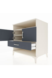 Kronos Şifonyer 3 Raflı Tek Çekmeceli 2 Kapaklı 88x59x96 - S70M040V2C