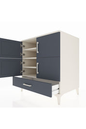 Kronos Şifonyer 4 Raflı Tek Çekmeceli 4 Kapaklı 88x59x96 - S70M041V2C