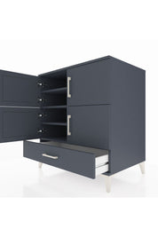 Kronos Şifonyer 4 Raflı Tek Çekmeceli 4 Kapaklı 88x59x96 - S70M041V5C