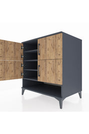 Kronos Şifonyer 4 Raflı 4 Kapaklı 88x59x96 - S70M042V6C