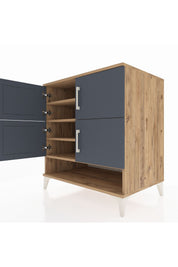 Kronos Şifonyer 4 Raflı 4 Kapaklı 88x59x96 - S70M042V8C