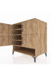 Kronos Şifonyer 4 Raflı 4 Kapaklı 88x59x96 - S70M042V9C