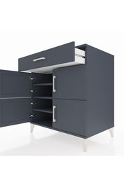 Kronos Şifonyer 3 Raflı Tek Çekmeceli 4 Kapaklı 88x59x96 - S70M043V5C