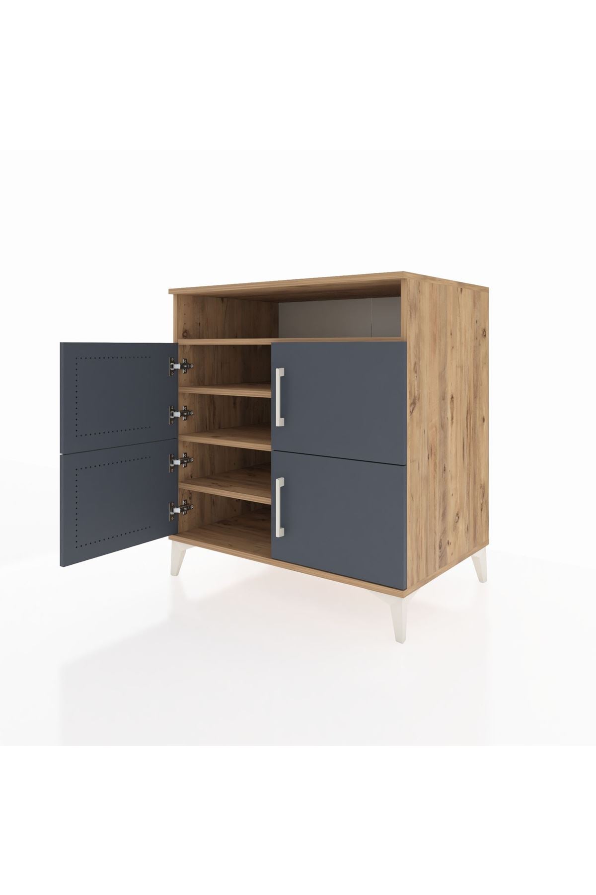 Kronos Şifonyer 4 Raflı 4 Kapaklı 88x59x96 - S70M044V8C