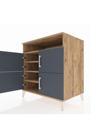 Kronos Şifonyer 4 Raflı 4 Kapaklı 88x59x96 - S70M044V8C