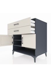 Kronos Şifonyer 2 Raflı 2 Çekmeceli 2 Kapaklı 88x59x96 - S70M046V4C