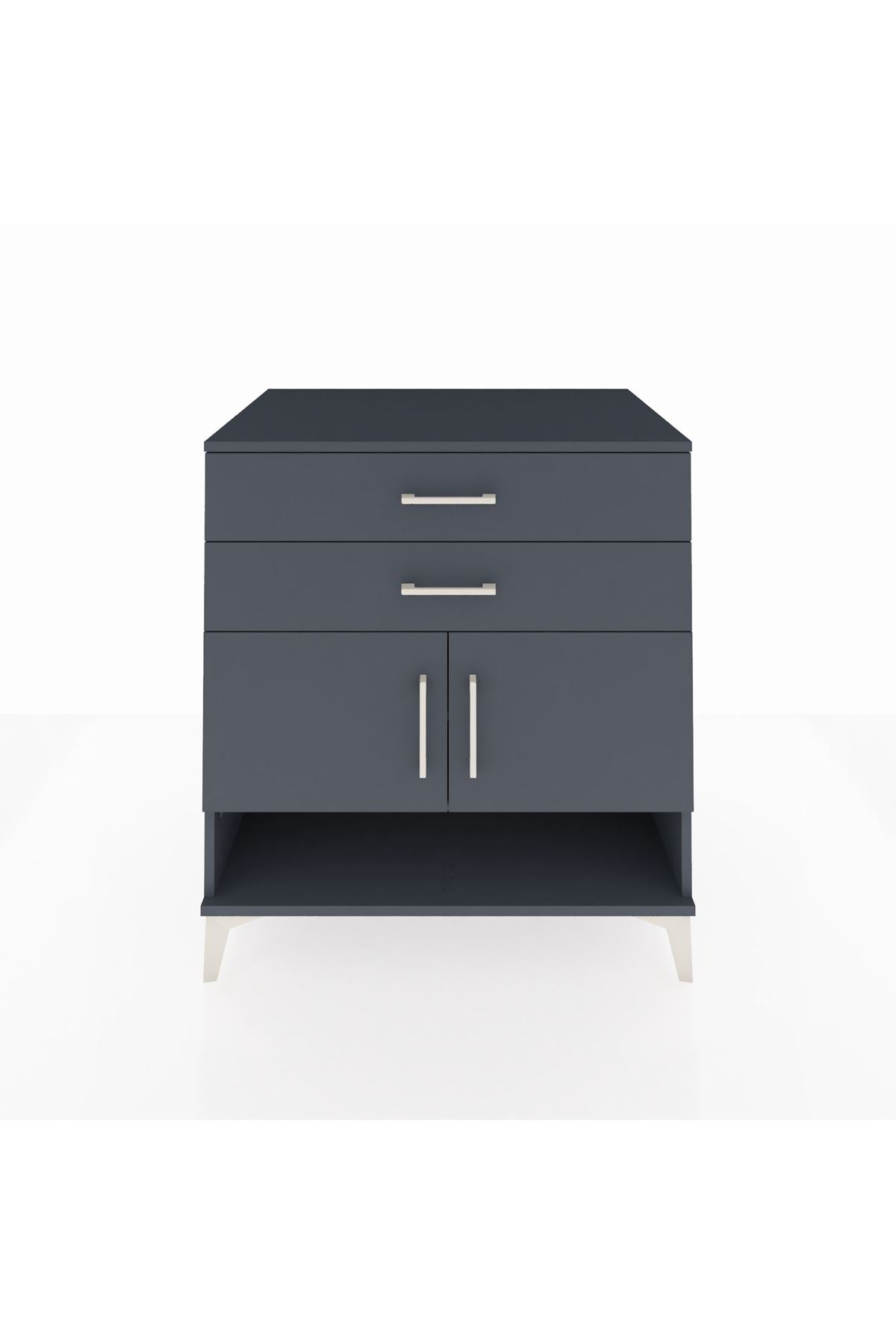 Kronos Şifonyer 2 Raflı 2 Çekmeceli 2 Kapaklı 88x59x96 - S70M046V5C