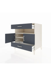 Kronos Şifonyer 2 Raflı 2 Çekmeceli 2 Kapaklı 88x59x96 - S70M047V2C