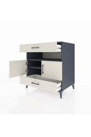 Kronos Şifonyer 2 Raflı 2 Çekmeceli 2 Kapaklı 88x59x96 - S70M047V4C