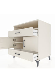 Kronos Şifonyer 2 Raflı 2 Çekmeceli 2 Kapaklı 88x59x96 - S70M048V1C