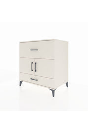 Kronos Şifonyer Tek Raflı 2 Çekmeceli 2 Kapaklı 88x59x96 - S70M049V1C