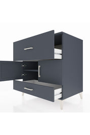 Kronos Şifonyer Tek Raflı 2 Çekmeceli 2 Kapaklı 88x59x96 - S70M049V5C