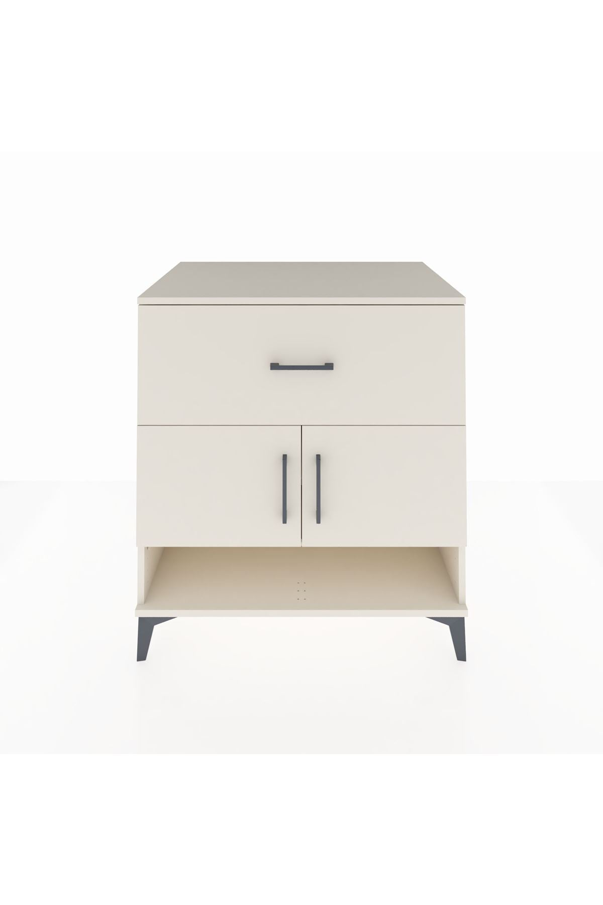 Kronos Şifonyer 2 Raflı Tek Çekmeceli 2 Kapaklı 88x59x96 - S70M050V1C