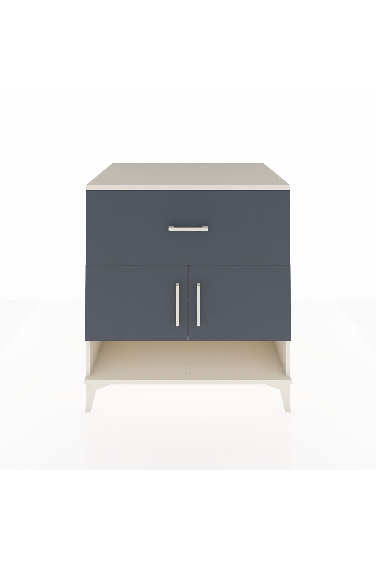 Kronos Şifonyer 2 Raflı Tek Çekmeceli 2 Kapaklı 88x59x96 - S70M050V2C
