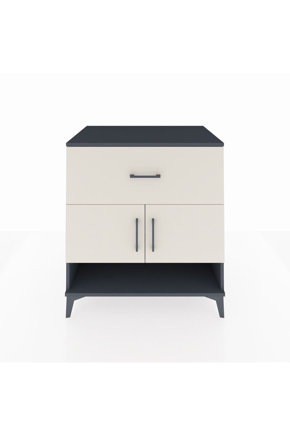 Kronos Şifonyer 2 Raflı Tek Çekmeceli 2 Kapaklı 88x59x96 - S70M050V4C