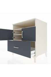 Kronos Şifonyer 3 Raflı Tek Çekmeceli 2 Kapaklı 88x59x96 - S70M051V2C