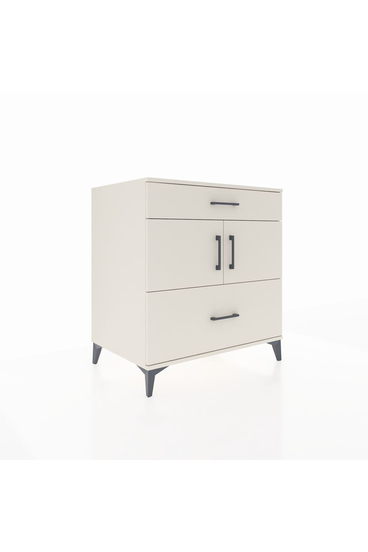 Kronos Şifonyer 2 Raflı 2 Çekmeceli 2 Kapaklı 88x59x96 - S70M052V1C