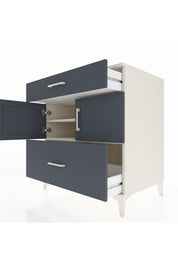 Kronos Şifonyer 2 Raflı 2 Çekmeceli 2 Kapaklı 88x59x96 - S70M052V2C