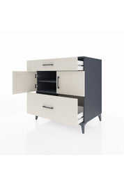 Kronos Şifonyer 2 Raflı 2 Çekmeceli 2 Kapaklı 88x59x96 - S70M052V4C
