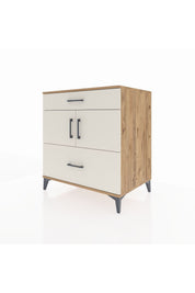 Kronos Şifonyer 2 Raflı 2 Çekmeceli 2 Kapaklı 88x59x96 - S70M052V7C
