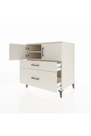 Kronos Şifonyer 2 Raflı 2 Çekmeceli 2 Kapaklı 88x59x96 - S70M053V1C