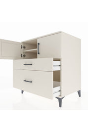 Kronos Şifonyer 2 Raflı 2 Çekmeceli 2 Kapaklı 88x59x96 - S70M053V1C