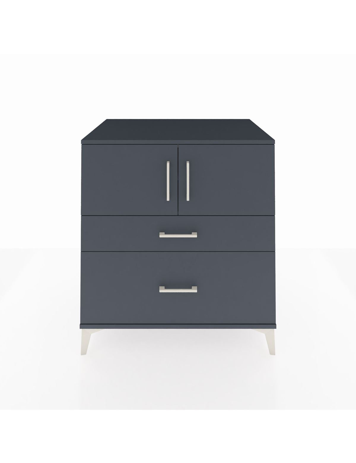 Kronos Şifonyer 2 Raflı 2 Çekmeceli 2 Kapaklı 88x59x96 - S70M053V5C