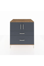 Kronos Şifonyer 2 Raflı 2 Çekmeceli 2 Kapaklı 88x59x96 - S70M053V8C
