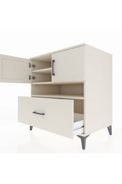 Kronos Şifonyer 3 Raflı Tek Çekmeceli 2 Kapaklı 88x59x96 - S70M054V1C