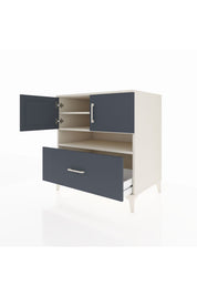 Kronos Şifonyer 3 Raflı Tek Çekmeceli 2 Kapaklı 88x59x96 - S70M054V2C