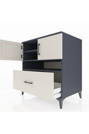 Kronos Şifonyer 3 Raflı Tek Çekmeceli 2 Kapaklı 88x59x96 - S70M054V4C