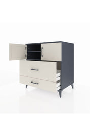 Kronos Şifonyer 2 Raflı 2 Çekmeceli 2 Kapaklı 88x59x96 - S70M055V4C