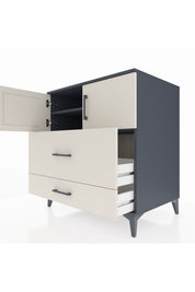 Kronos Şifonyer 2 Raflı 2 Çekmeceli 2 Kapaklı 88x59x96 - S70M055V4C