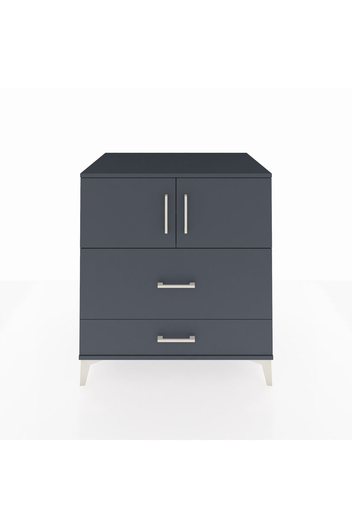 Kronos Şifonyer 2 Raflı 2 Çekmeceli 2 Kapaklı 88x59x96 - S70M055V5C