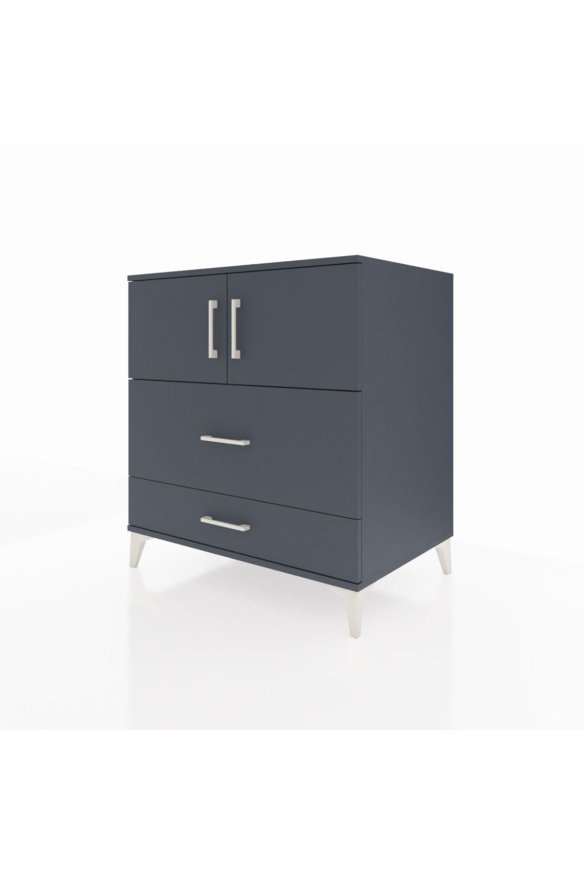 Kronos Şifonyer 2 Raflı 2 Çekmeceli 2 Kapaklı 88x59x96 - S70M055V5C