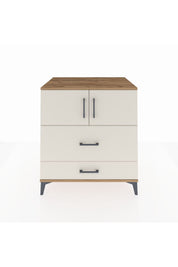 Kronos Şifonyer 2 Raflı 2 Çekmeceli 2 Kapaklı 88x59x96 - S70M055V7C
