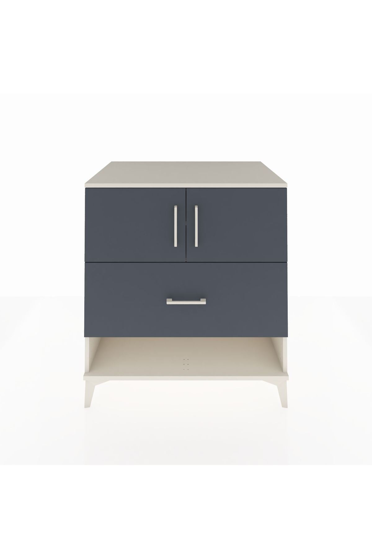 Kronos Şifonyer 2 Raflı Tek Çekmeceli 2 Kapaklı 88x59x96 - S70M056V2C