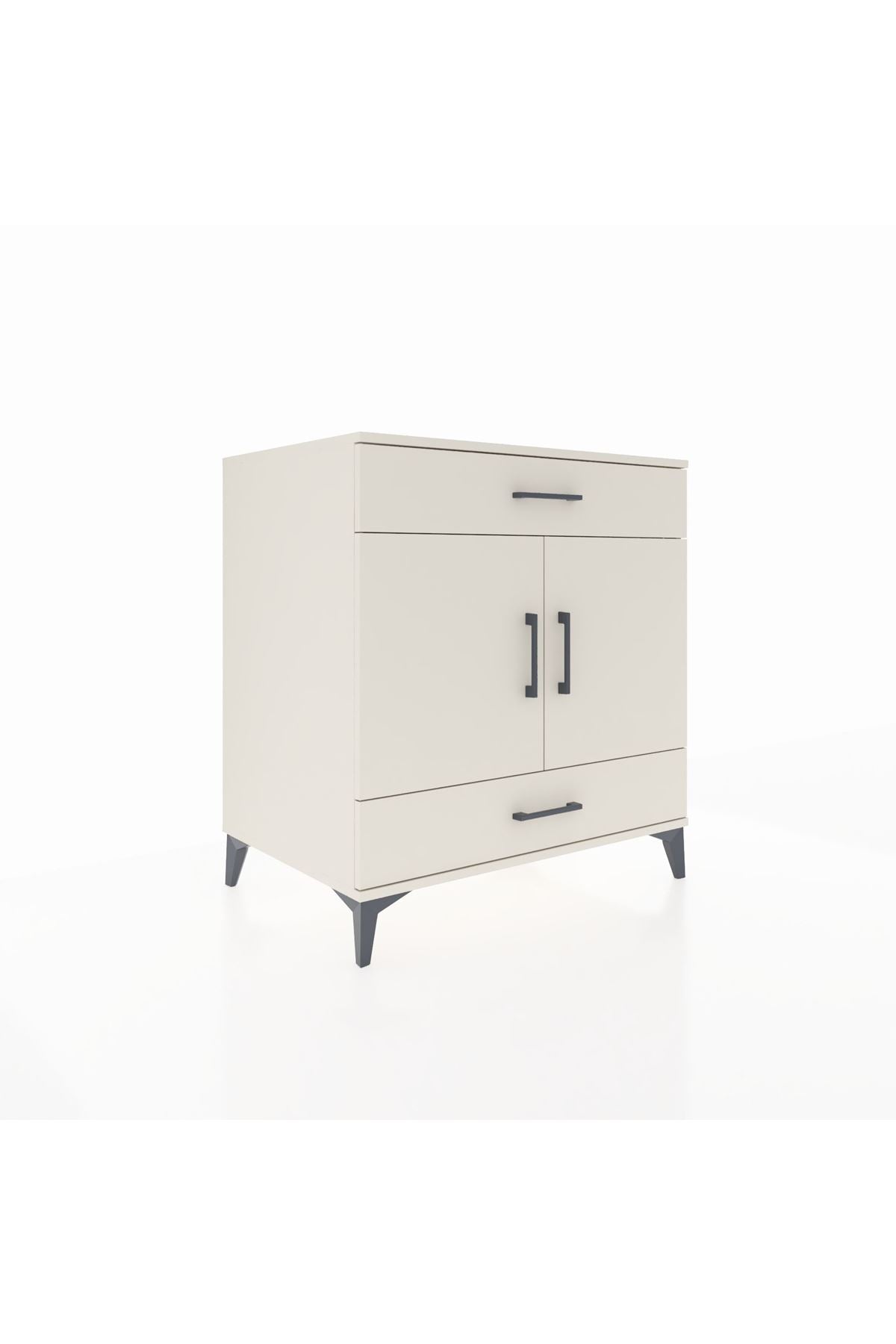 Kronos Şifonyer 2 Raflı 2 Çekmeceli 2 Kapaklı 88x59x96 - S70M058V1C