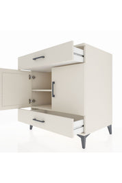 Kronos Şifonyer 2 Raflı 2 Çekmeceli 2 Kapaklı 88x59x96 - S70M058V1C