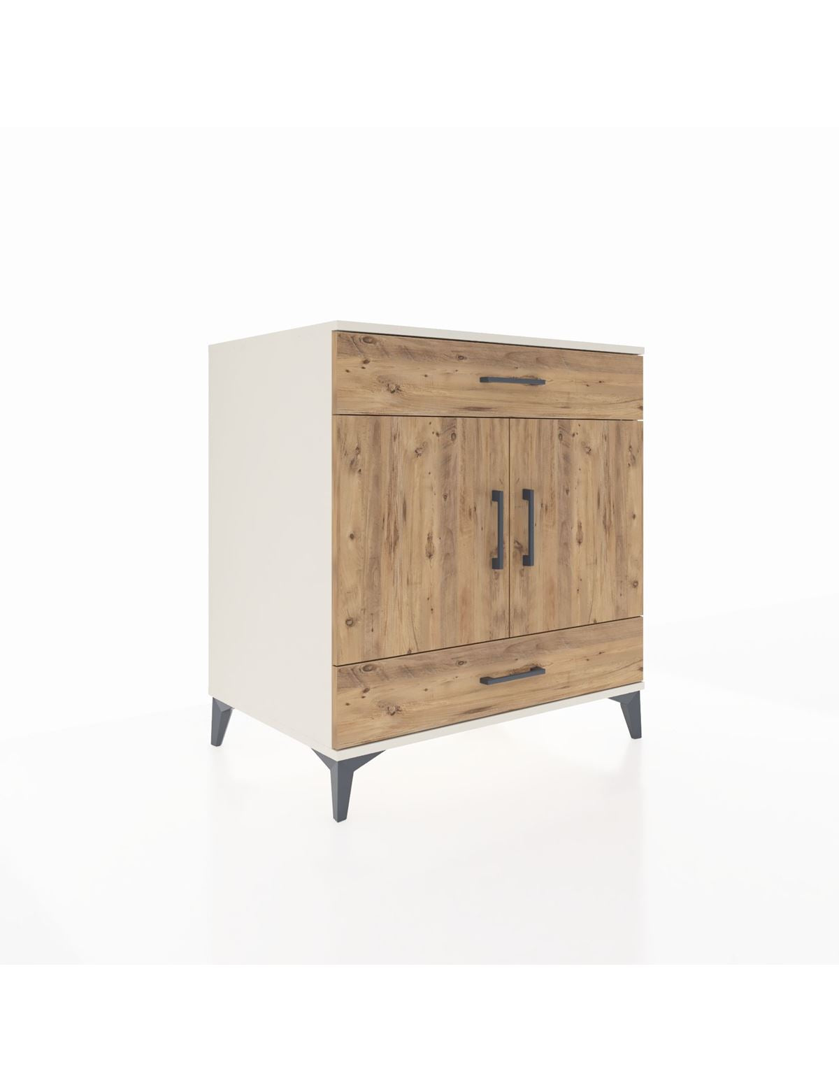 Kronos Şifonyer 2 Raflı 2 Çekmeceli 2 Kapaklı 88x59x96 - S70M058V3C